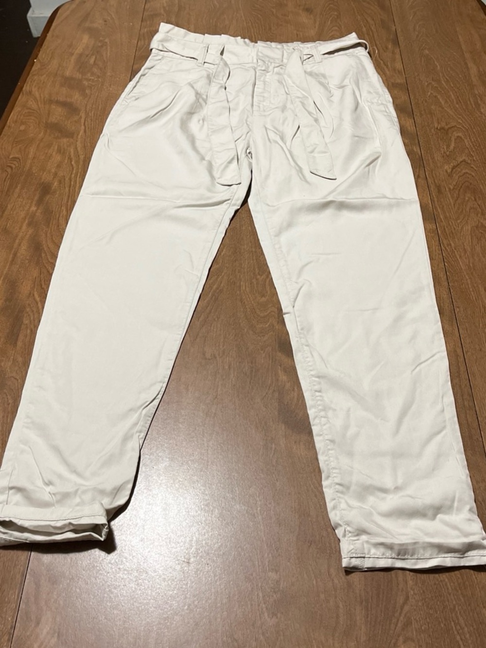 GAP Women’s Paperbag Waist Chinos in Off-White